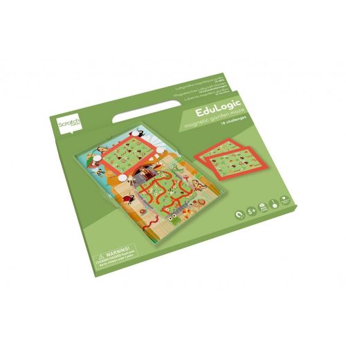 Scratch Europe - Labirintusok a kertben – Mágneses logikai játék