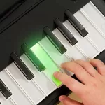 TOPBRIGHT okos játék zongora (fekete)