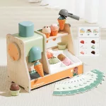 TOPBRIGHT Montessori fagylaltozó szerepjáték készlet