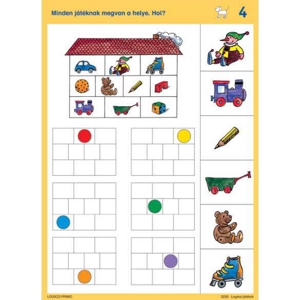 LOGICO Primo feladatkártyák - Logikai játékok