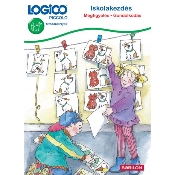 LOGICO Piccolo feladatkártyák - Iskolakezdés: Megfigyelés - Gondolkodás