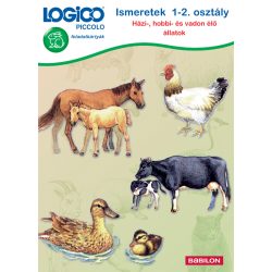   LOGICO Piccolo feladatkártyák - Ismeretek 1-2. osztály: Házi-, hobbi- és vadon élő állatok
