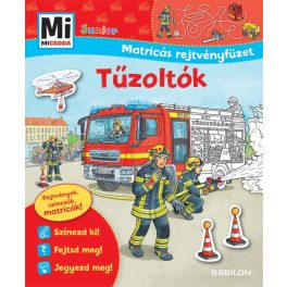   Tessloff-Babilon - Mi MICSODA Junior Matricás rejtvényfüzet – Tűzoltók