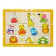 Viga Toys - Puzzle arckereső (nyuszis)