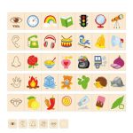 Viga Toys - Készségfejlesztő játék (érzékek) 