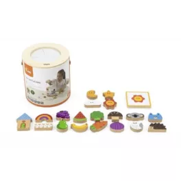   Viga Toys - Tapintásérzékelő formakereső játék dobozban