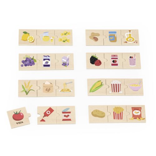 Viga Toys - "Farmról az asztalra" puzzle