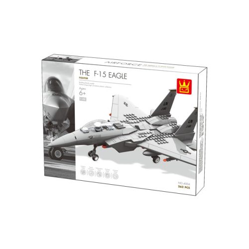 WANGE LEGO-kompatibilis építőjáték - F-15 katonai vadászrepülőgép