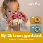 Zazu – Gyermek digitális fényképezőgép, zöld