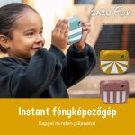 Zazu – Gyermek instant fényképezőgép, ZÖLD (nyomtatóval)