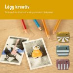 Zazu – Gyermek instant fényképezőgép, RÓZSASZÍN (nyomtatóval)