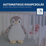 Zazu – PHOEBE babanyugtató plüsspingvin éjjeli fénnyel és hangrögzítővel