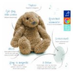 Zazu – RO plüssnyuszi éjjeli fénnyel és nyugtató dallamokkal, BÉZS