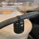 Zazu – ROXY babakocsi-ringató sírásérzékelővel, FEKETE