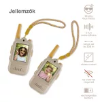 ZAZU – Gyerek videós walkie talkie, BÉZS
