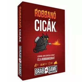Robbanó cicák, mini - Parti Társasjáték