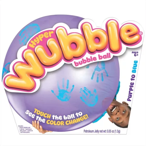 Hyper Wubble, Érintésre színváltó óriásbuborék labda, lilából kék
