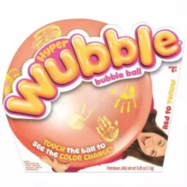   Hyper Wubble, Érintésre színváltó óriásbuborék labda, piros- sárga